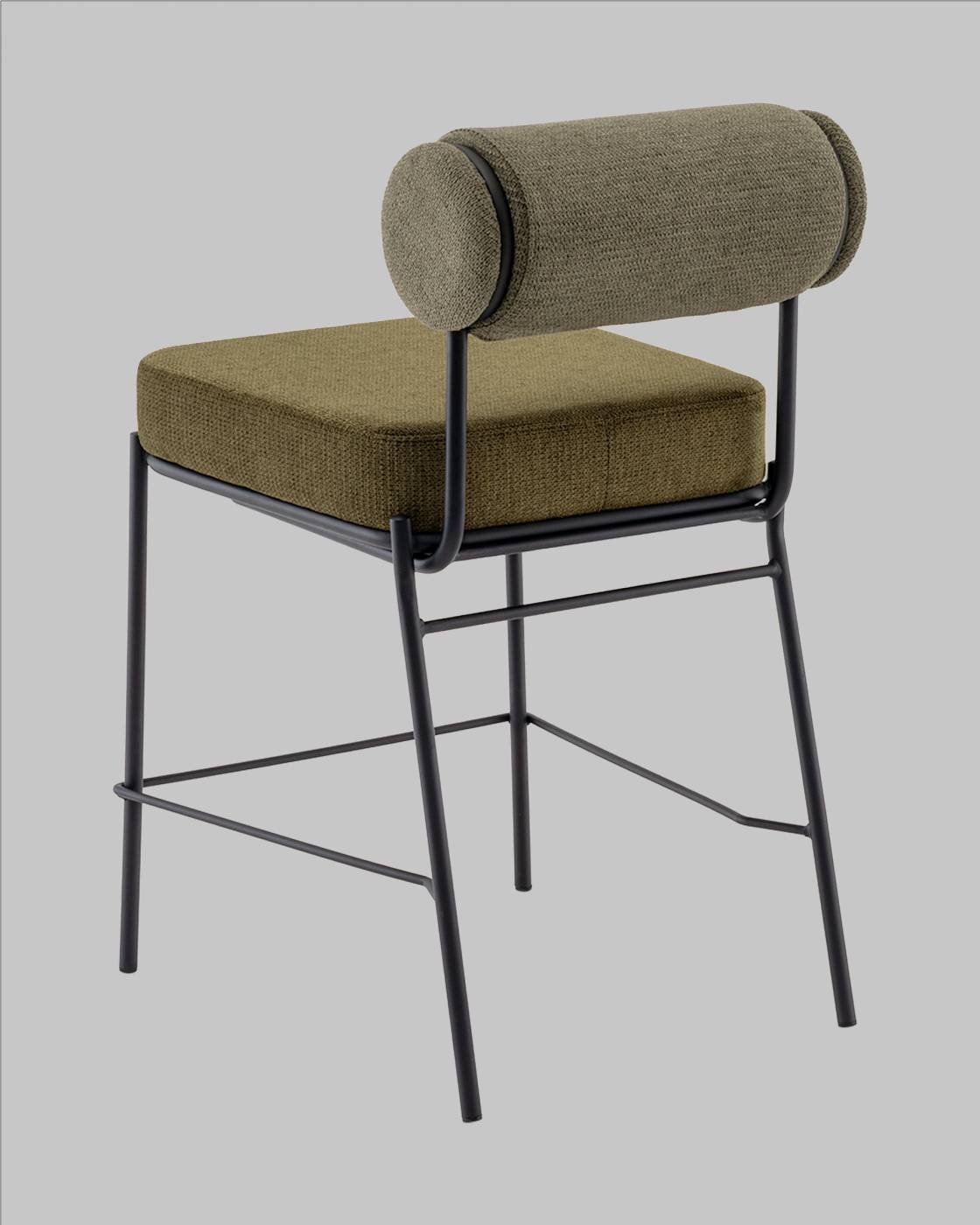 Totoro Barstool OTE-SH 355+353 bl.l Полубарный стул Stool Group Ponpoun Totoro Barstool OTE-SH 355+353 bl.l