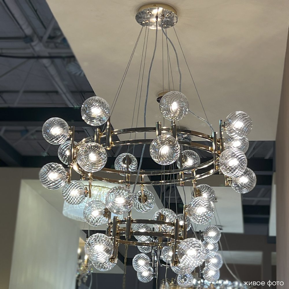 LUXURY SP16+8 GOLD Подвесная люстра Crystal Lux Luxury LUXURY SP16+8 GOLD
