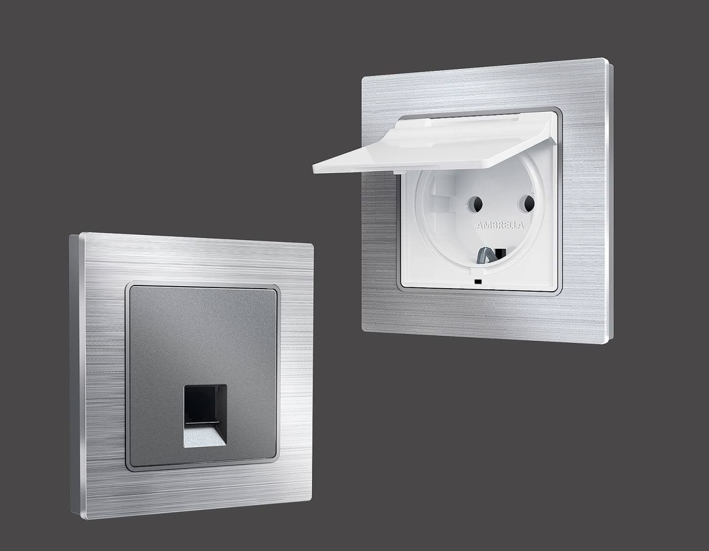 Рамка Ambrella Volt Platos Металл AF550103