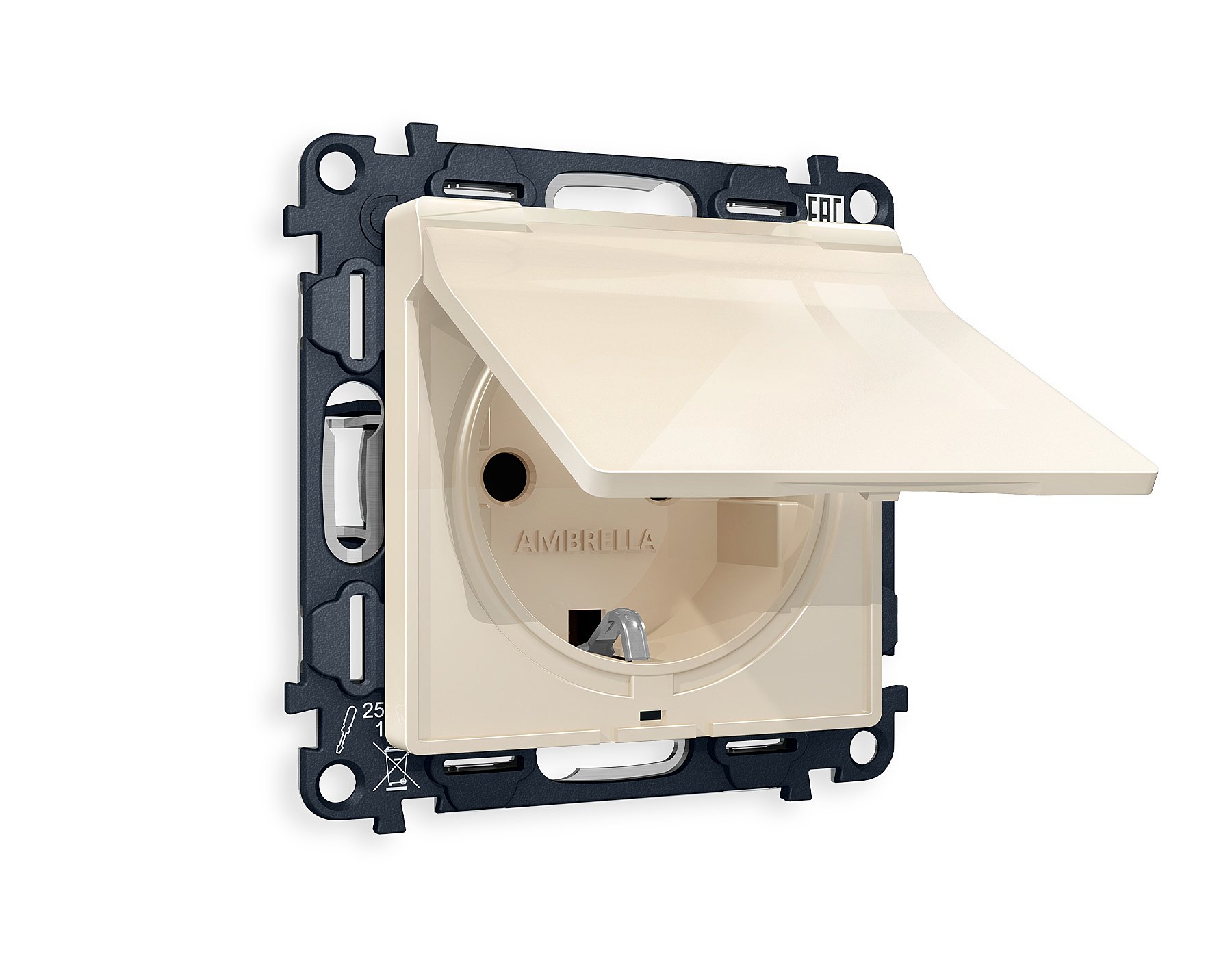 MA308010 Розетка Ambrella Volt ALFA MA308010