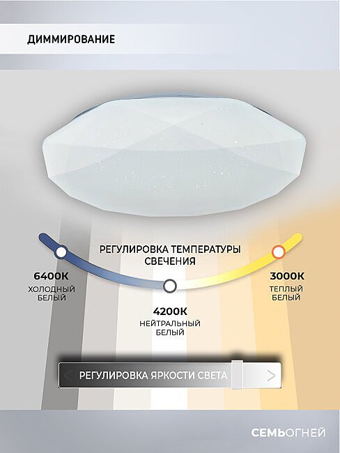 45702.45.90.77RGB Светильник потолочный Seven Fires Эйри 45702.45.90.77RGB