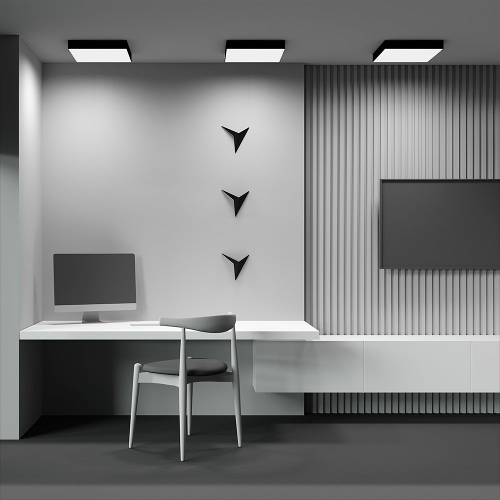 C032CL-45W4K-SQ-B Светильник потолочный Maytoni Zon C032CL-45W4K-SQ-B