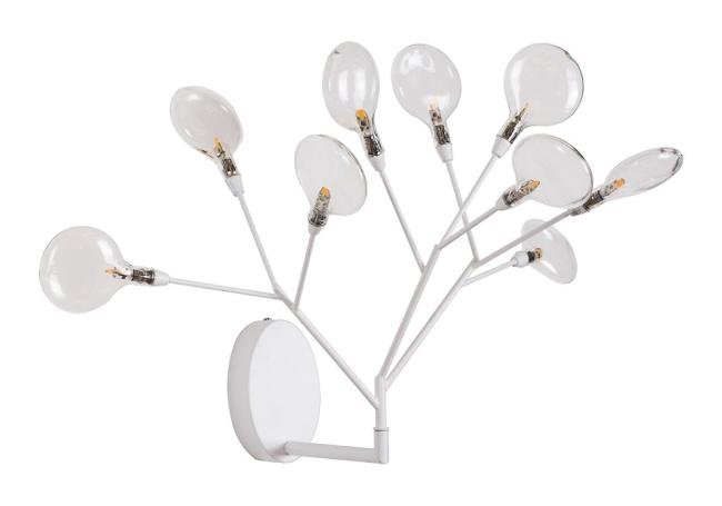 EVITA AP9 WHITE/TRANSPARENT Настенное бра Crystal Lux Evita EVITA AP9 WHITE/TRANSPARENT