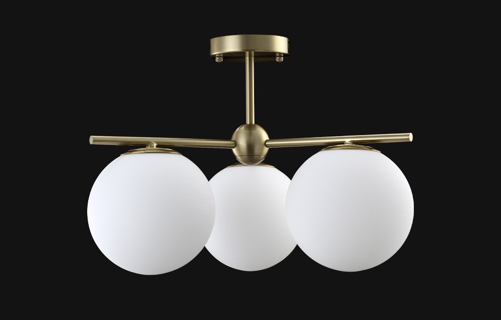 FELIZ SP-PL3 BRONZE/WHITE Потолочная люстра Crystal Lux Feliz FELIZ SP-PL3 BRONZE/WHITE