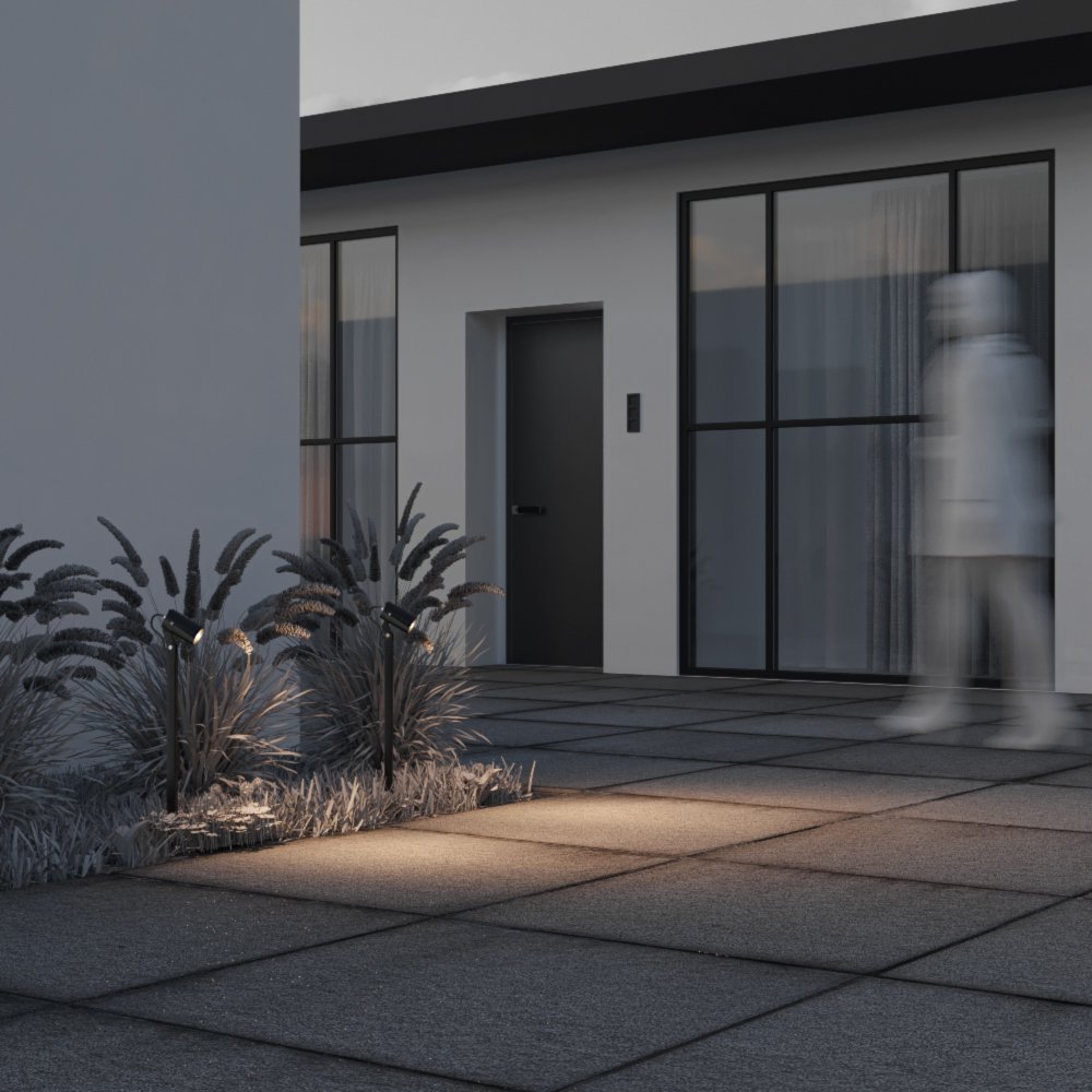 O025FL-01B1 Уличный наземный светильник Maytoni Scope O025FL-01B1