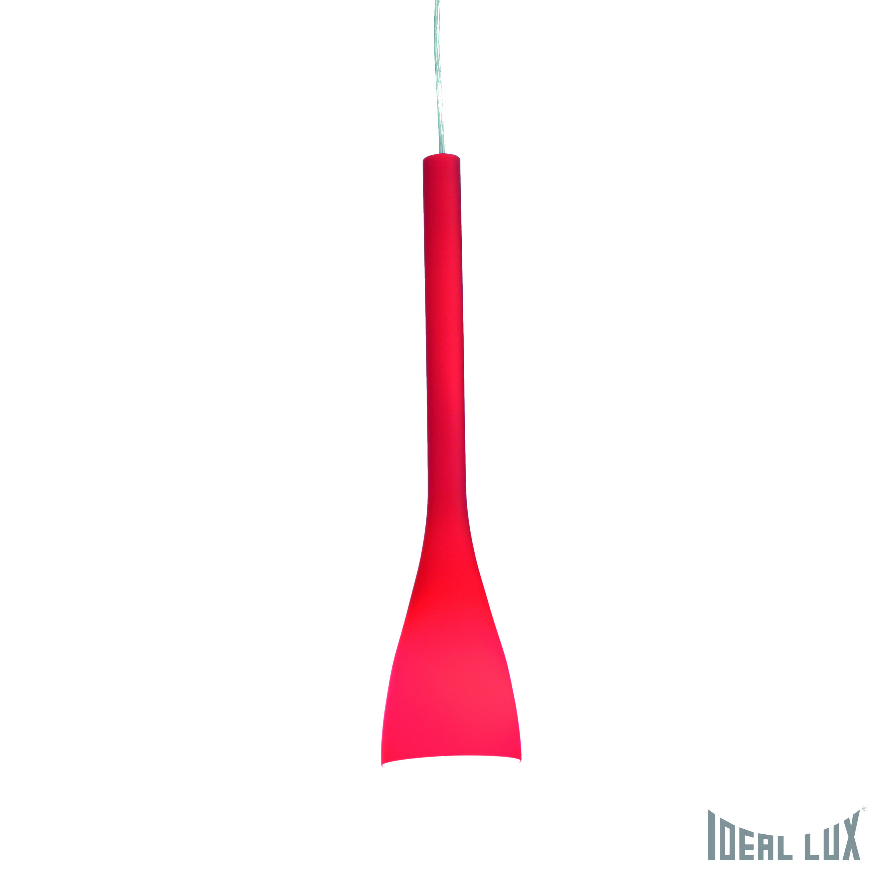 FLUT SP1 SMALL ROSSO Светильник подвесной Ideal Lux Flut FLUT SP1 SMALL ROSSO