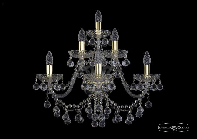 Настенное бра Bohemia 1409 1409B/3+2+1/240/XL/G