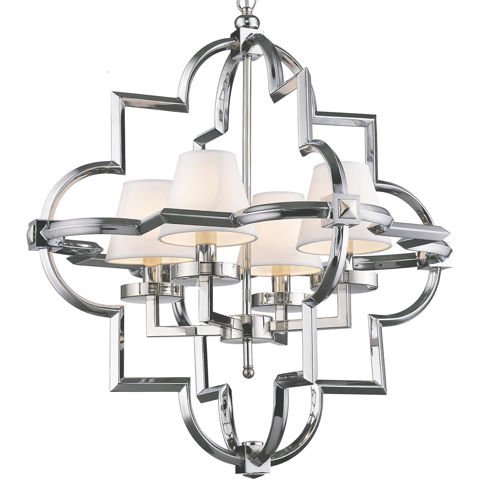 KM0728P-4M nickel Подвесная люстра Delight Collection Mandeville KM0728P-4M nickel