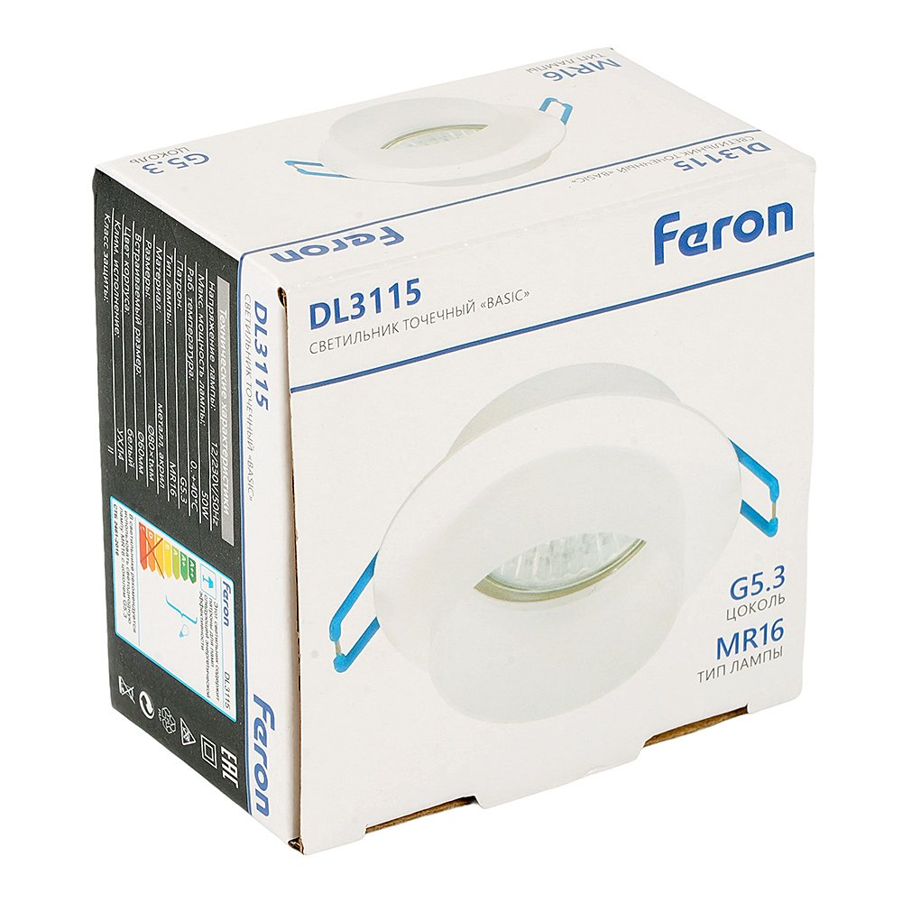 Встраиваемый светильник Feron DL3115 51935