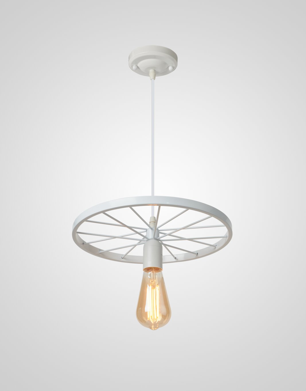 Светильник подвесной Мелодия Света Geometric 1811B-1P WT 000025121