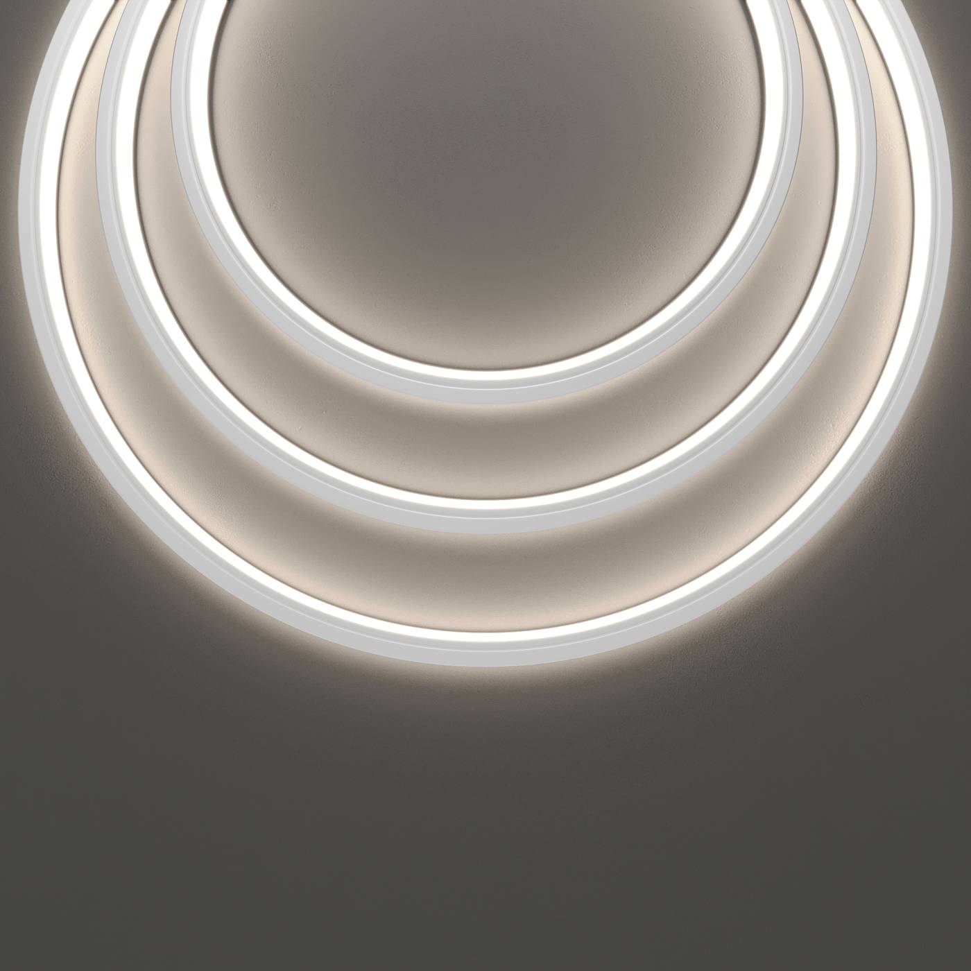 432017 Гибкий неон 16x16 24В 10Вт/м 4000K IP67 10м (вертикальный изгиб) Maytoni Изгиб вдоль оптической оси 432017