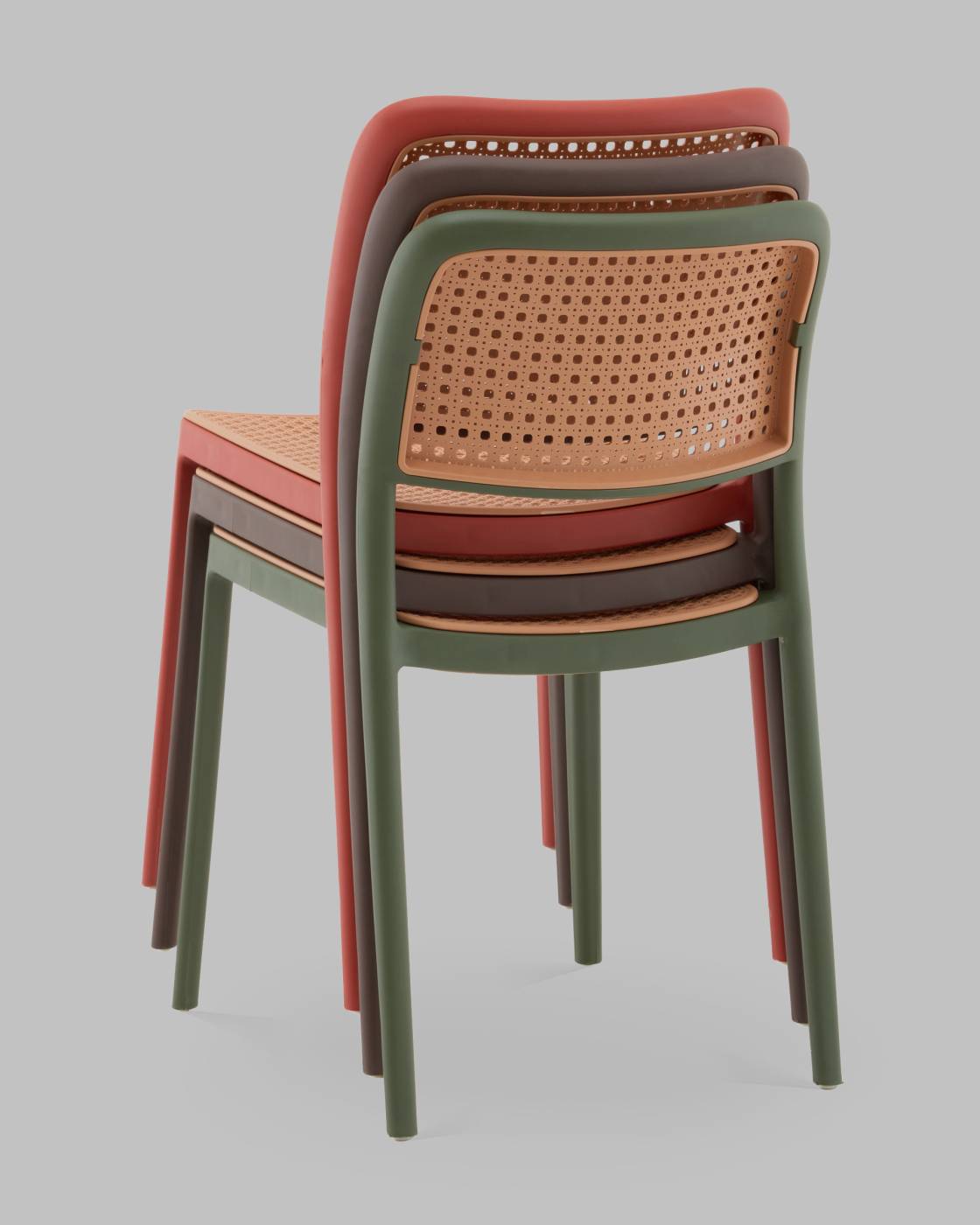 Стул пластиковый Stool Group Yona PP-296 red 36877