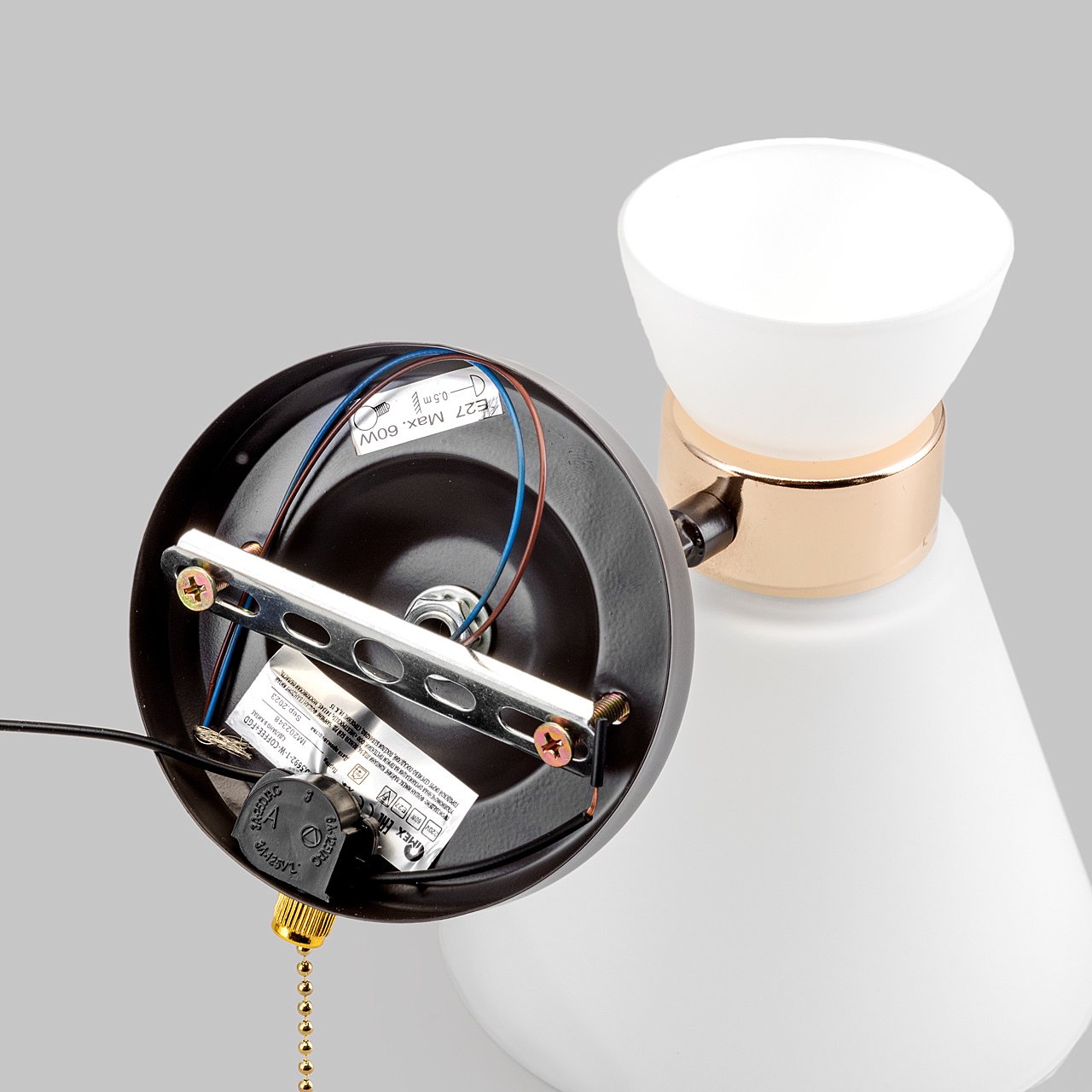 Настенное бра IMEX MD.5692-1-W-COFFEE+FGD