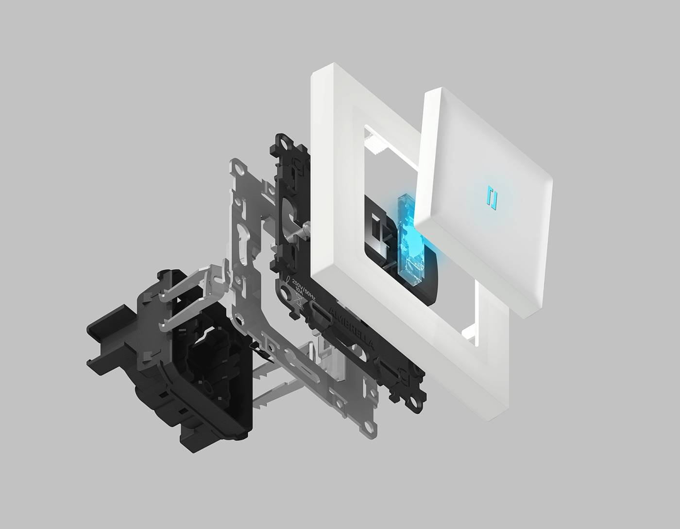 Выключатель Ambrella Volt QUANT VM101