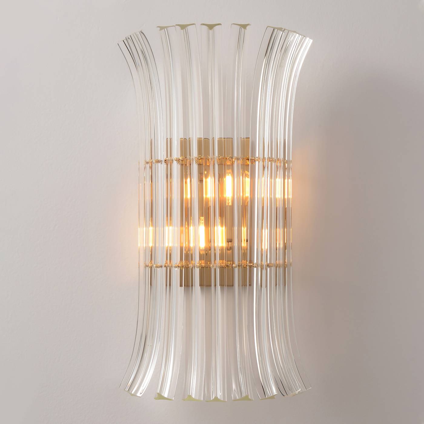 CASCADA AP2 BRASS Бра настенное CASCADA Crystal Lux CASCADA AP2 BRASS