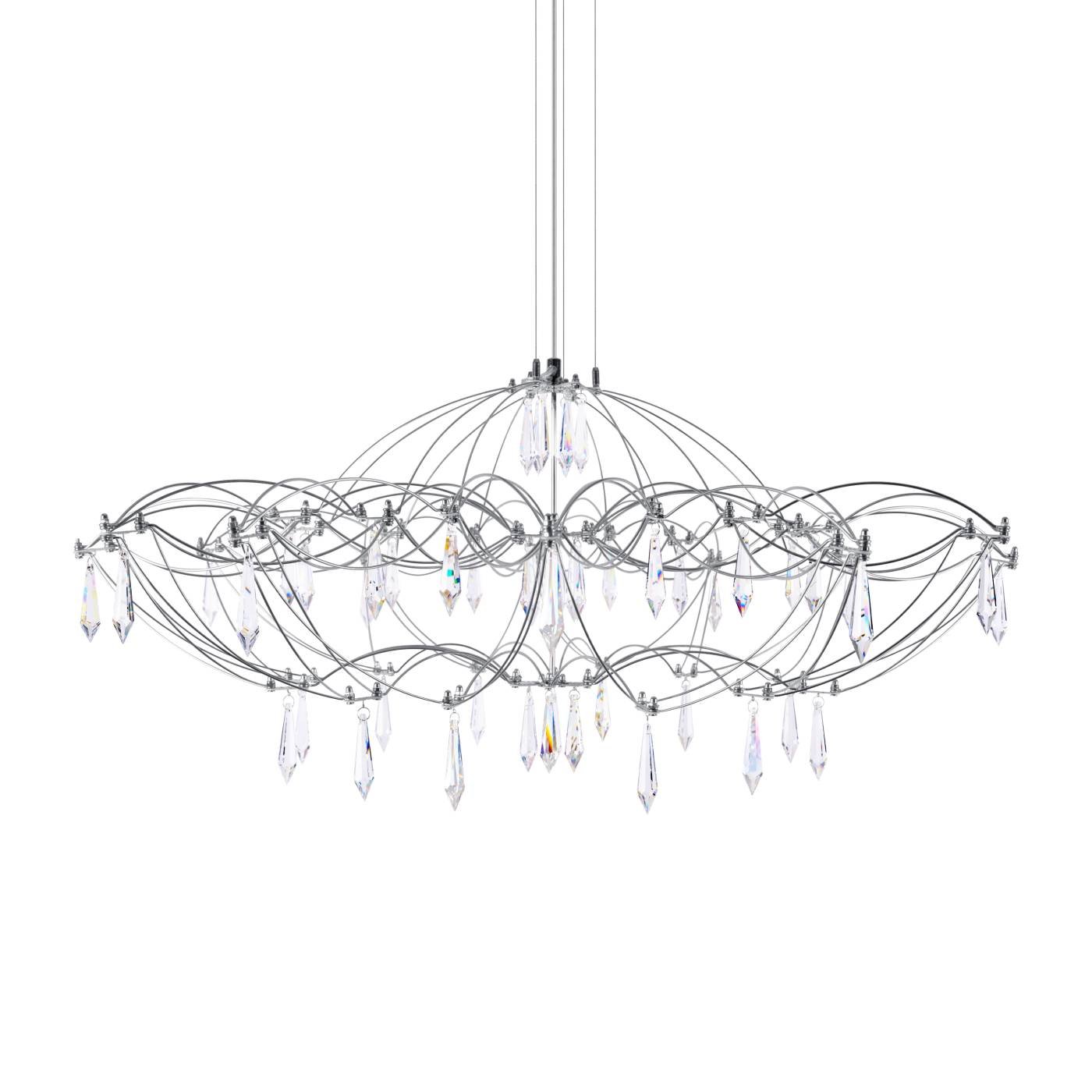 10586/900 Silver Asfour Подвесная люстра Mira Loft It 10586/900 Silver Asfour