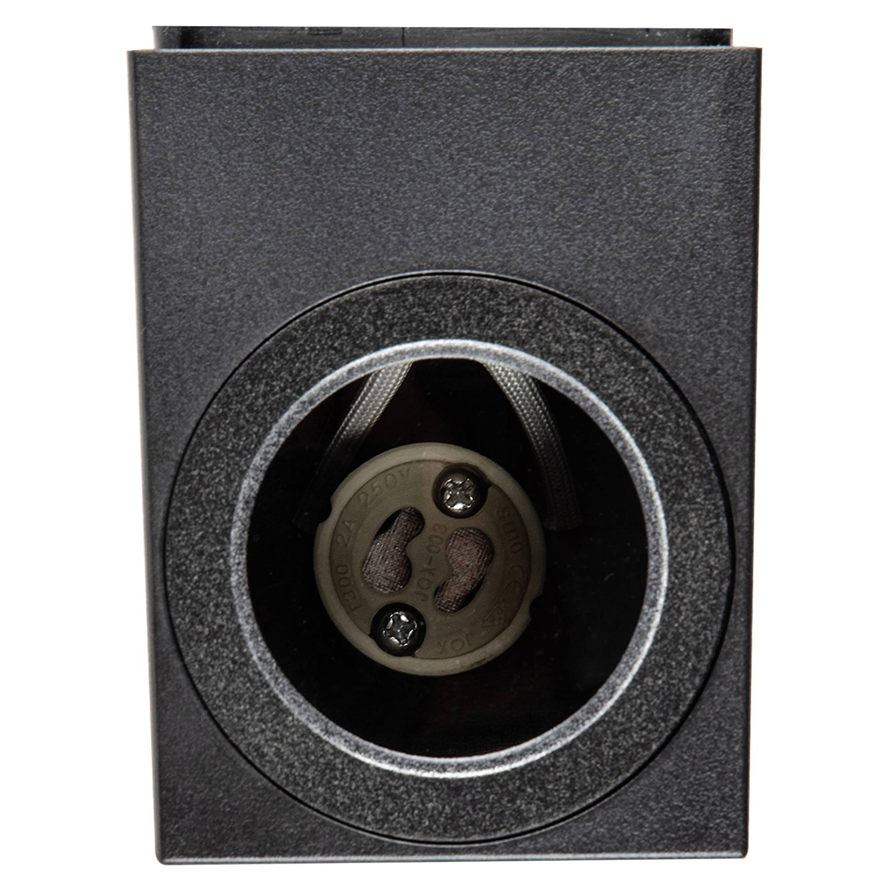 UUL-P42A 2х6W/GU10 IP65 BLACK Уличный настенный светильник Uniel Настенные uul-a01s UUL-P42A 2х6W/GU10 IP65 BLACK