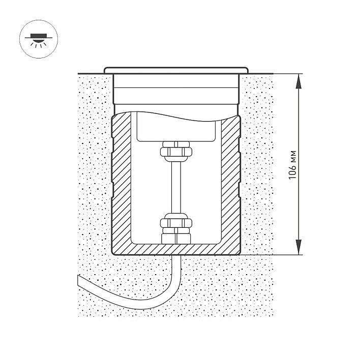 024939 Уличный встраиваемый Arlight Aqua 024939