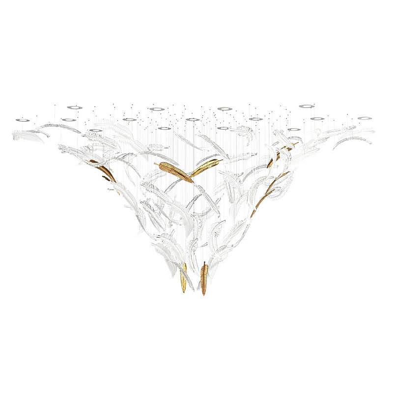 L61803 Люстра каскадная L'Arte Luce Luxury Airy L61803