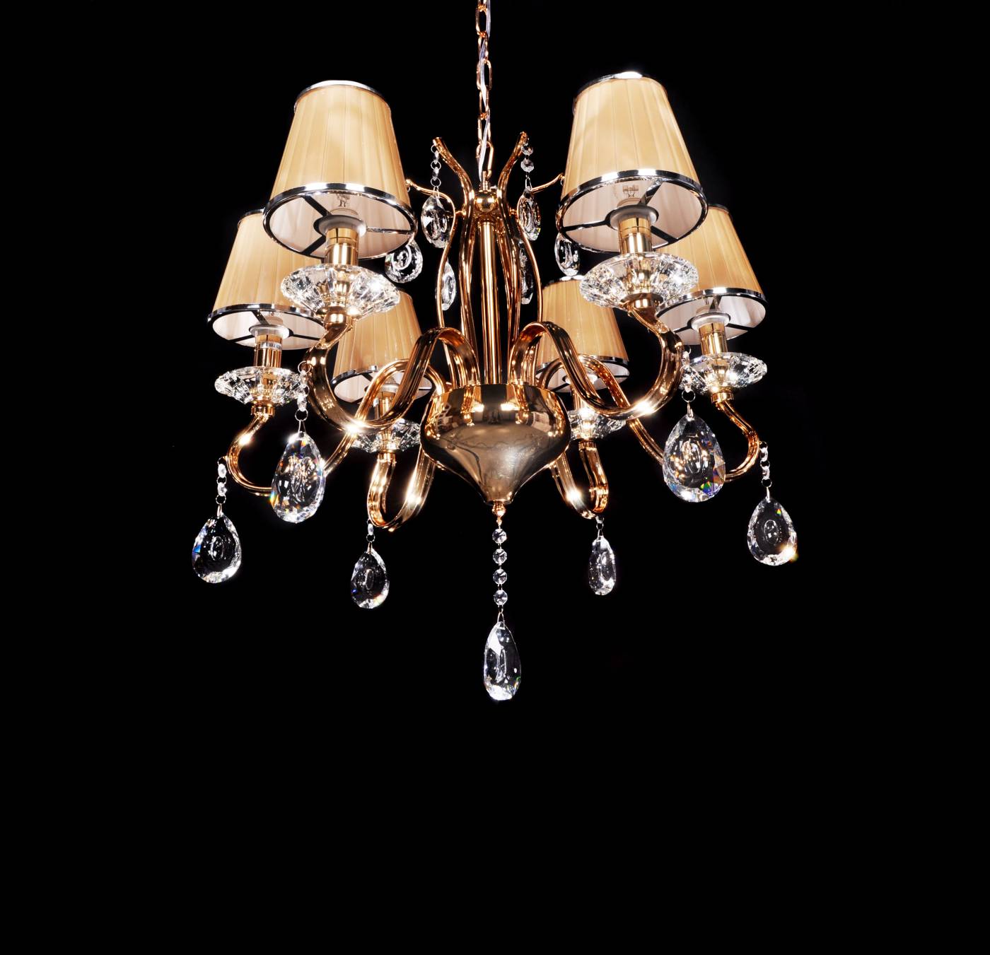 LDP 9267-6 GD Подвесная люстра Lumina Deco Finezzia LDP 9267-6 GD