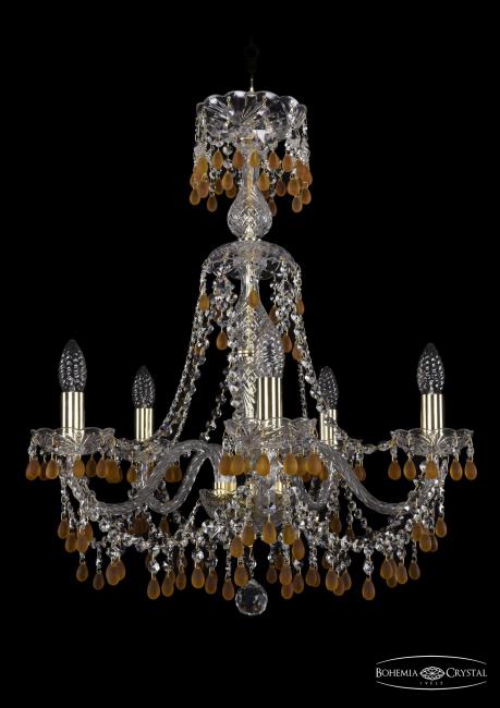 1410/5/195/XL-66 G V1003 Подвесная хрустальная люстра 1410 Bohemia 1410/5/195/XL-66 G V1003