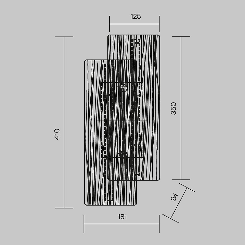 MOD439WL-L7BSK Настенный светильник Maytoni Frostum MOD439WL-L7BSK