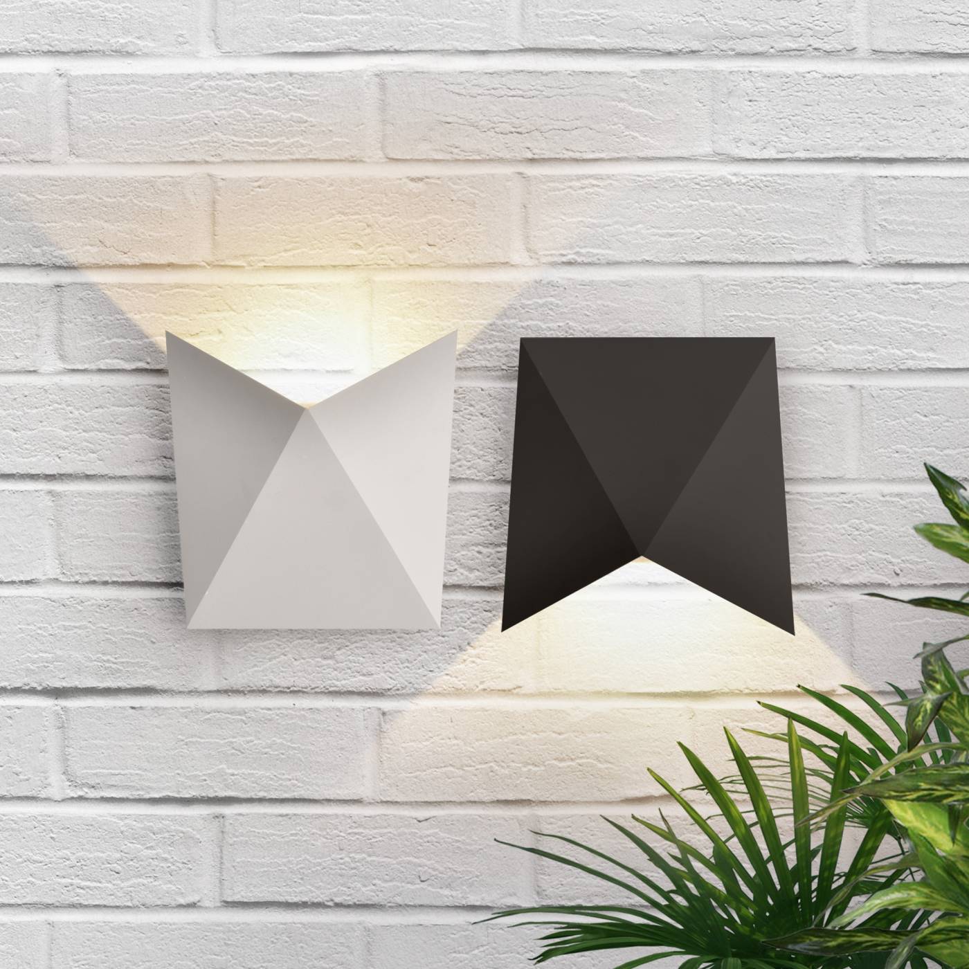 1517 TECHNO LED BATTERFLY белый Уличный настенный светильник Elektrostandard 1517 1517 TECHNO LED BATTERFLY белый