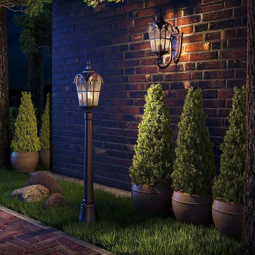 O413FL-01BZ Уличный наземный светильник Maytoni Albion O413FL-01BZ