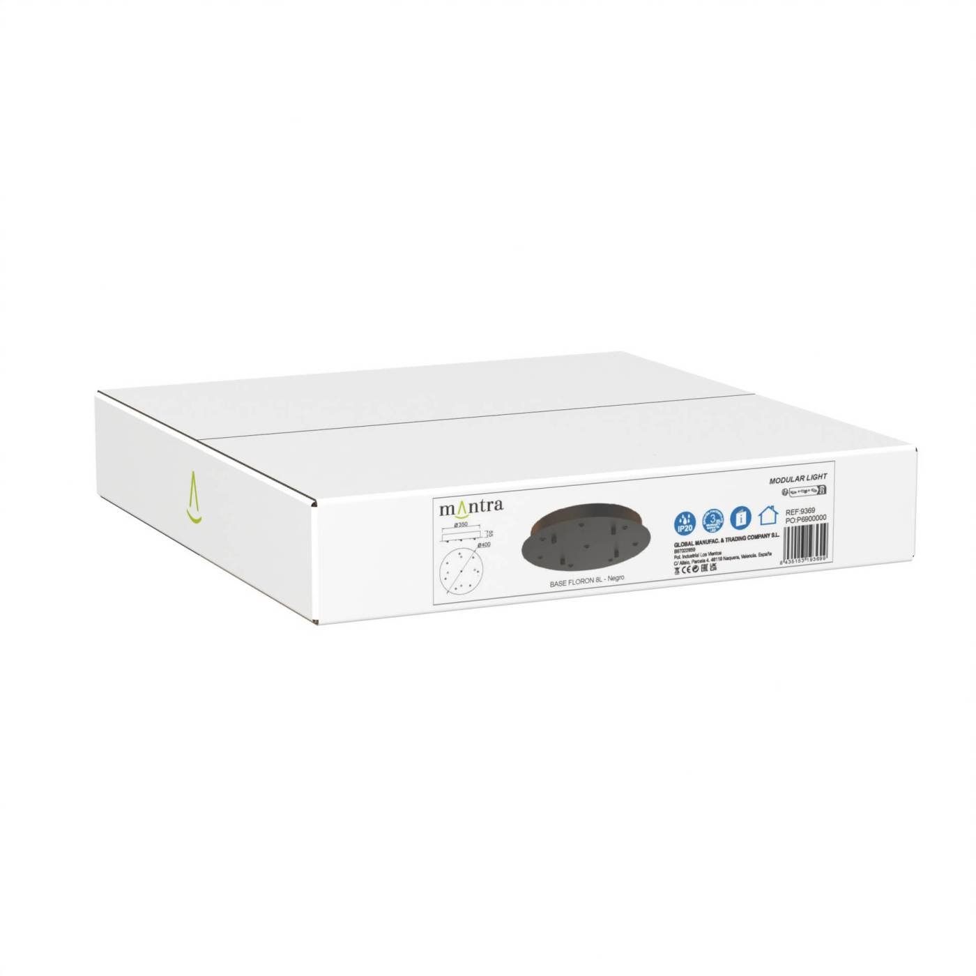 9369 9369 Основание потолочное 8L MODULAR LIGHT FLORONE