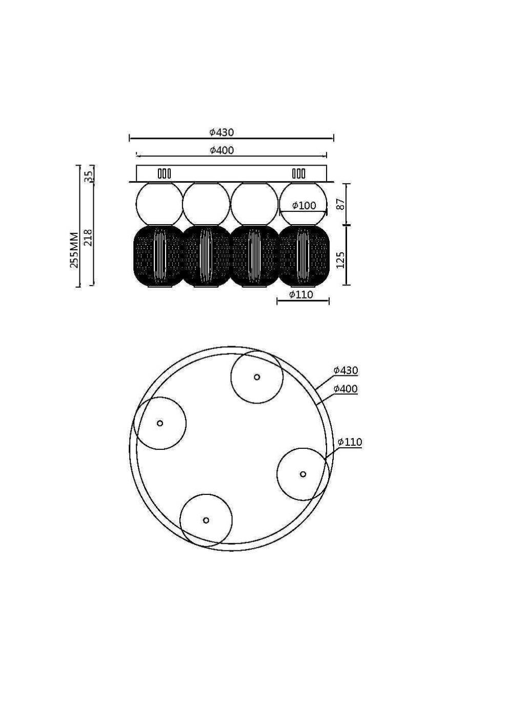 MOD273CL-L60G3K Потолочная люстра Maytoni Drop MOD273CL-L60G3K