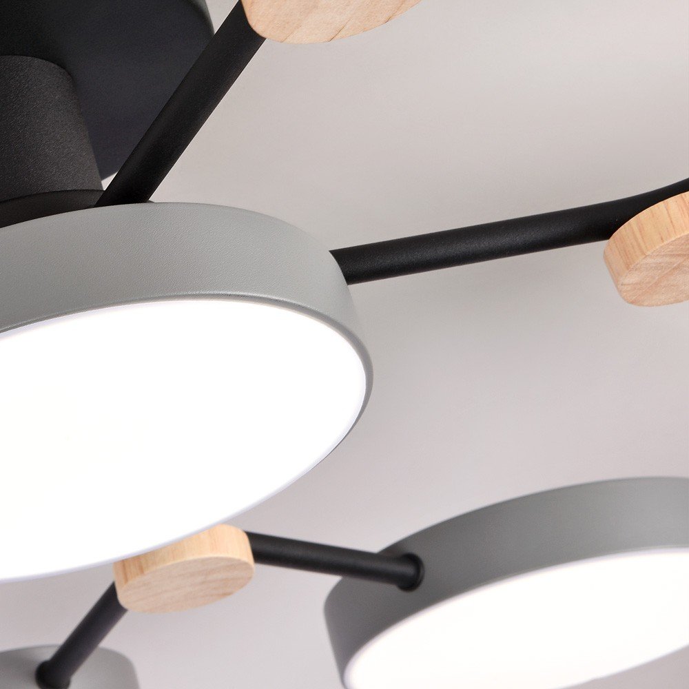 L3201-780 GR Потолочная люстра L LED4U L3201-780 GR