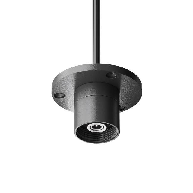 Основание для накладного монтажа системы Shelf с внутренней резьбой с вводом питания Maytoni Accessories for system Shelf CA023BI-P-B