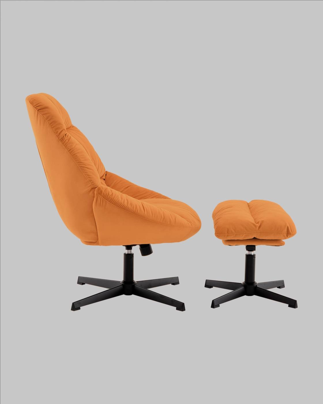 QH-8347KT-OT HLR-43 orange Кресло Stool Group Оррелл QH-8347KT-OT HLR-43 orange