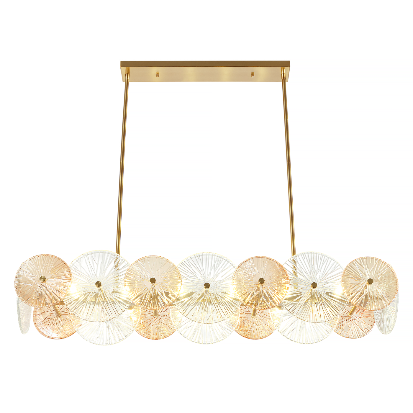 Люстра на штанге MyFar Fiona MR2532-12P