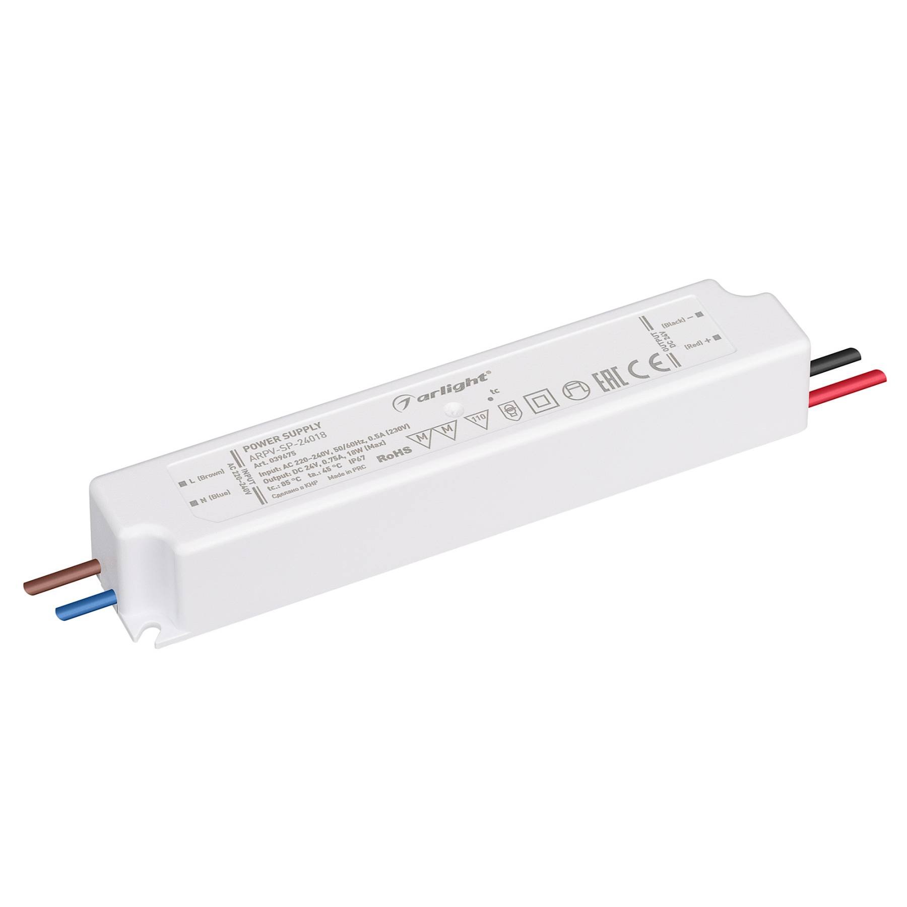 039675 Драйвер для LED ленты Arlight Arpv 039675