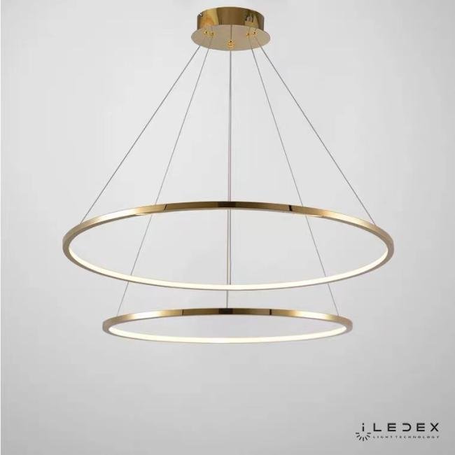 Подвесная люстра ILedex Axis 10112P/2-39W-3000K (6/4) BR