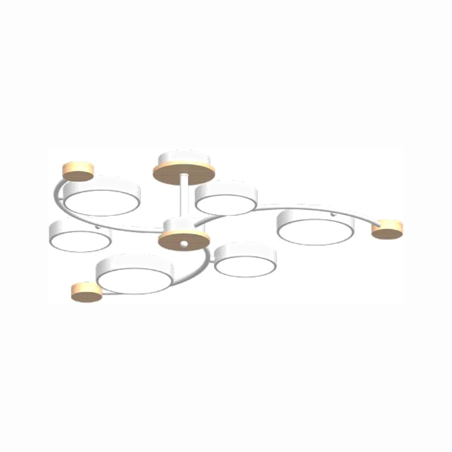 L3207-840 WH Потолочная люстра L LED4U L3207-840 WH
