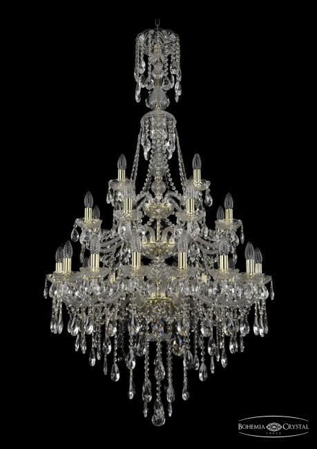 1415/16+8+4/300/XL-155/3d G Подвесная хрустальная люстра 1415 Bohemia 1415/16+8+4/300/XL-155/3d G