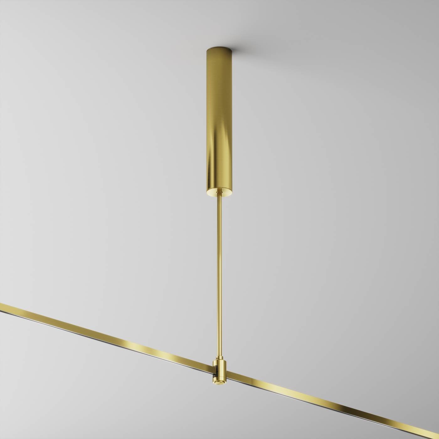 TRA159C-BB1-BS Основание потолочное Long 385мм для блока питания с вводом питания Flarity Maytoni Accessories for tracks Flarity TRA159C-BB1-BS