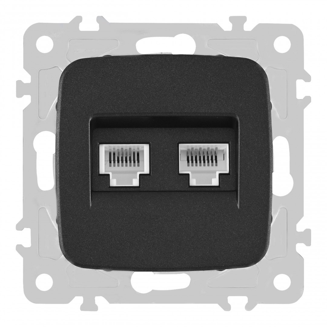 Розетка Arte Milano Am-205 205.44-1.black