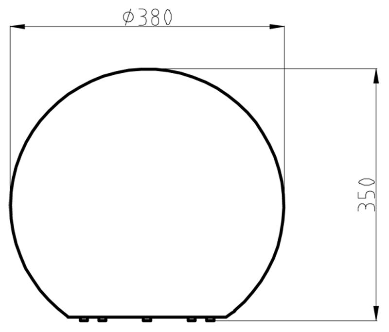 Уличный наземный светильник Deko-Light Ball light 836930