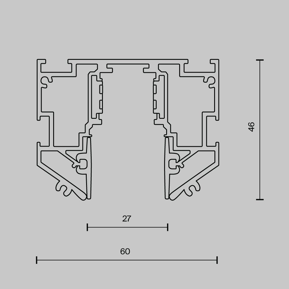 TRX034-SCH-423B Шинопровод Busbar trunkings Exility Maytoni TRX034-SCH-423B