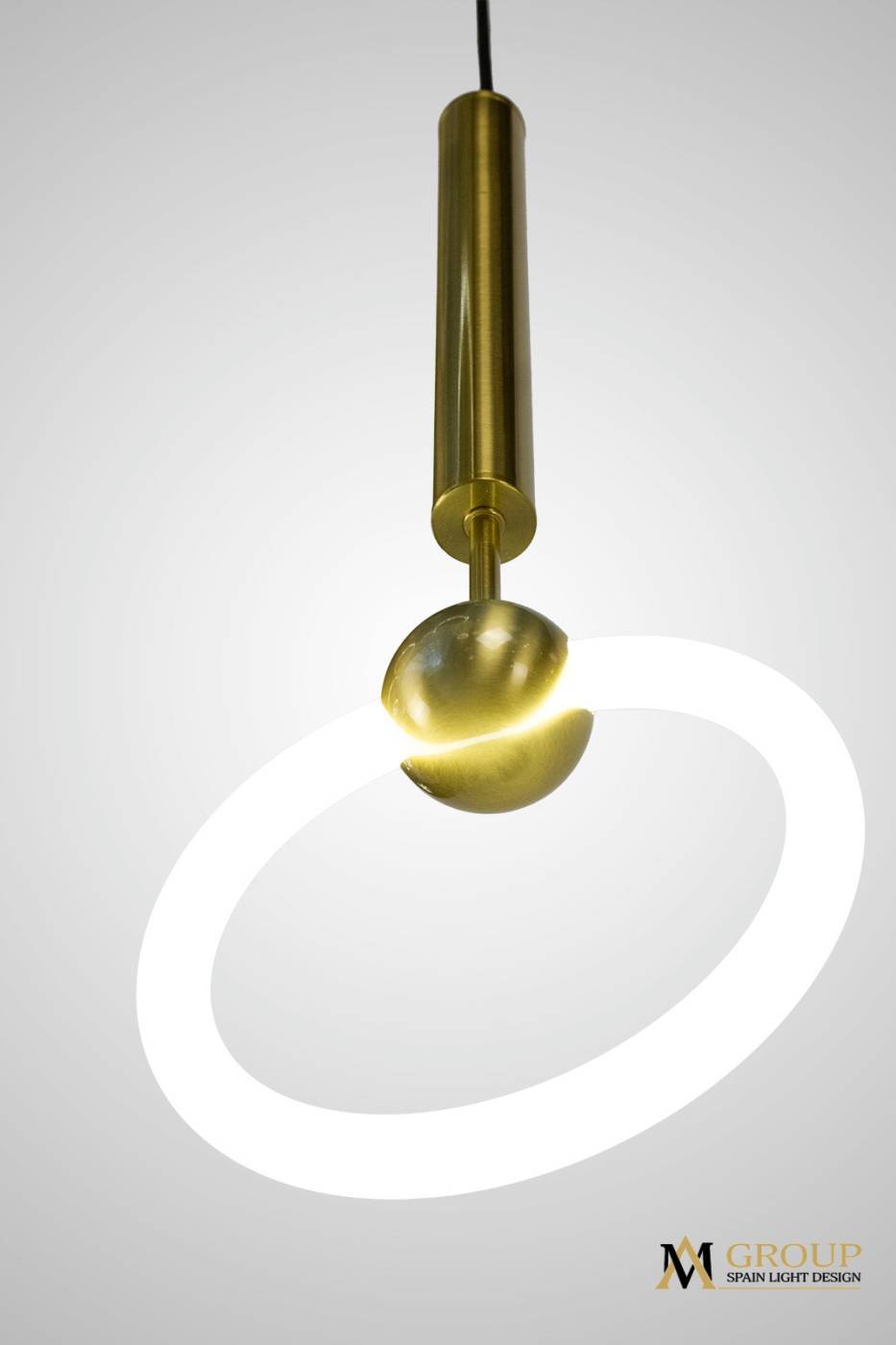 Светильник подвесной AM Group AM453 D200 GOLD