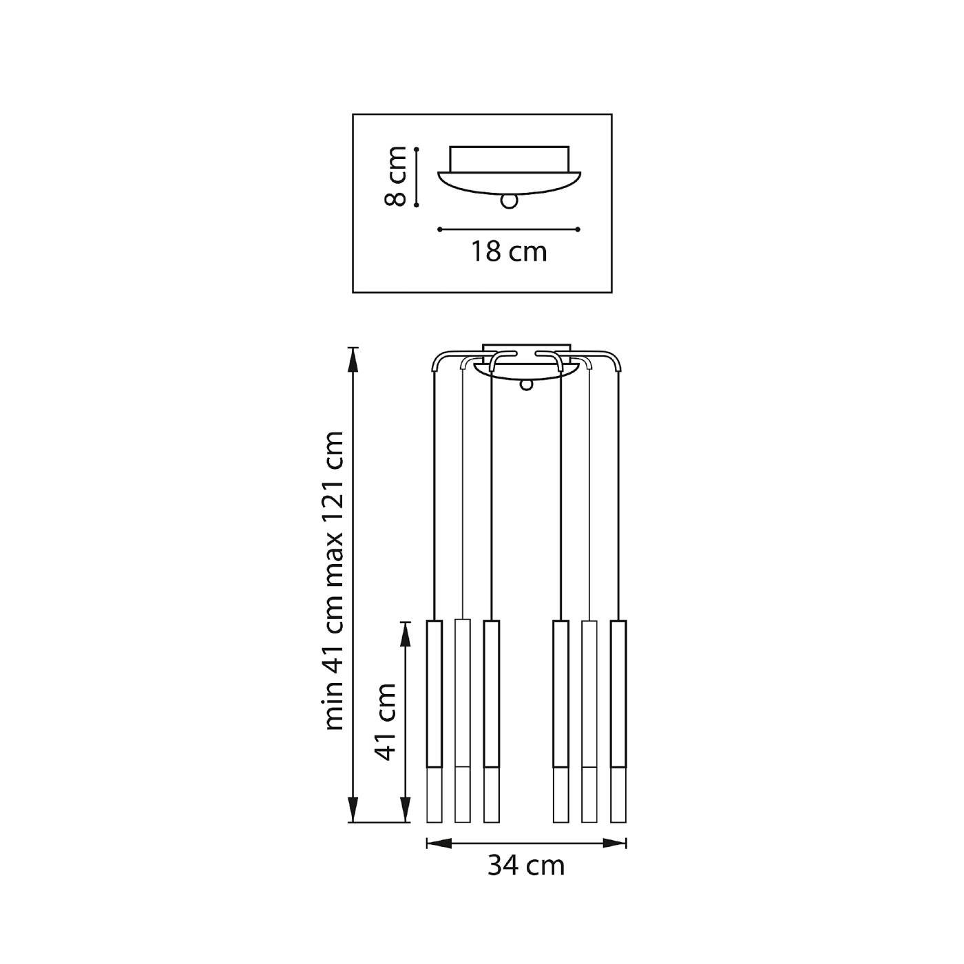 Светильник подвесной Lightstar Tubo L8T747143