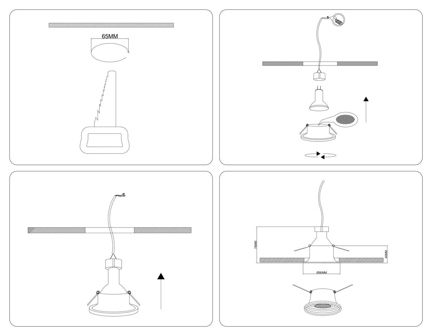 TN102859 Встраиваемый светильник MR Standard Ambrella TN102859