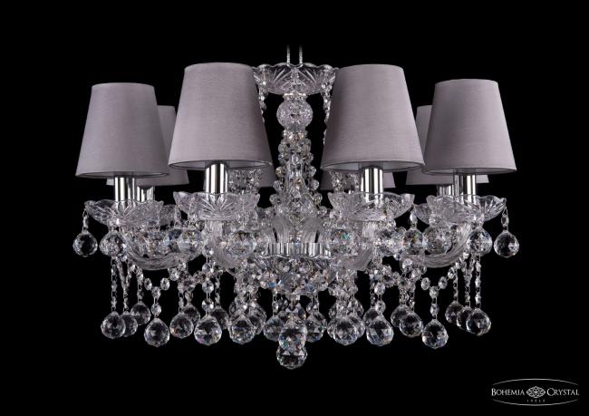 1413/8/200 Ni Balls SH24 Подвесная хрустальная люстра 1413 Bohemia 1413/8/200 Ni Balls SH24