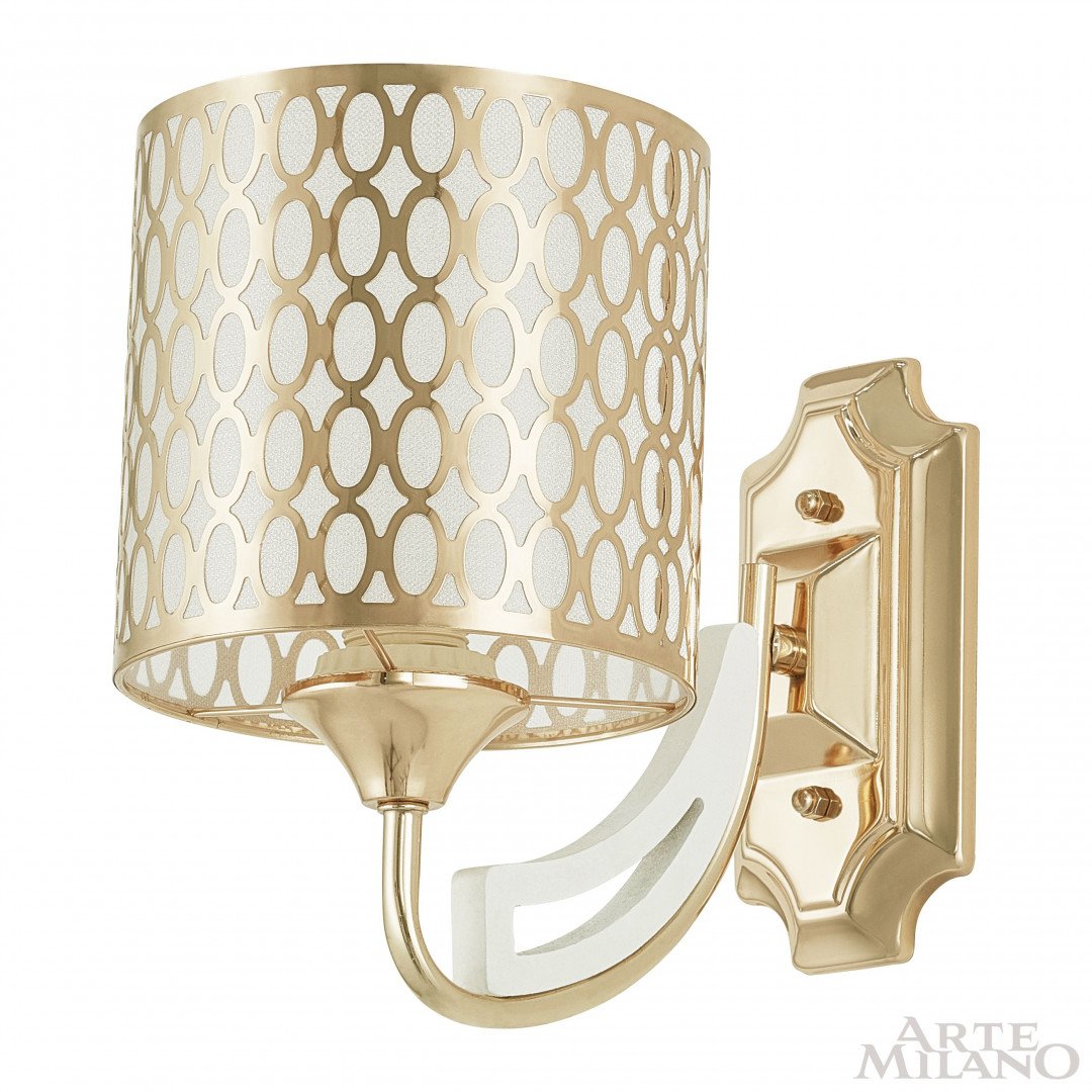 303387/1W Wh/Gd Настенное бра Arte Milano Florentia-3387 303387/1W Wh/Gd