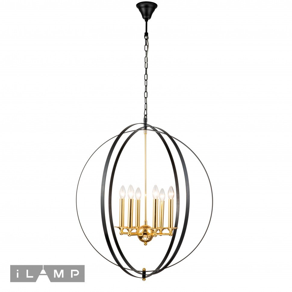 9977-800 GL+BK Люстра подвесная Element iLamp 9977-800 GL+BK