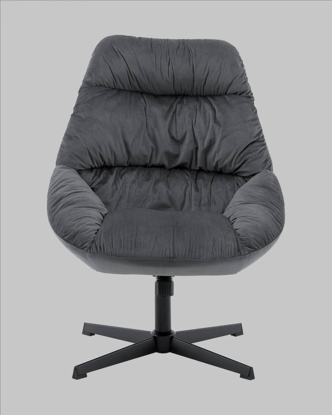 QH-8347KT HLR-21 dark grey Кресло Stool Group Оррелл QH-8347KT HLR-21 dark grey