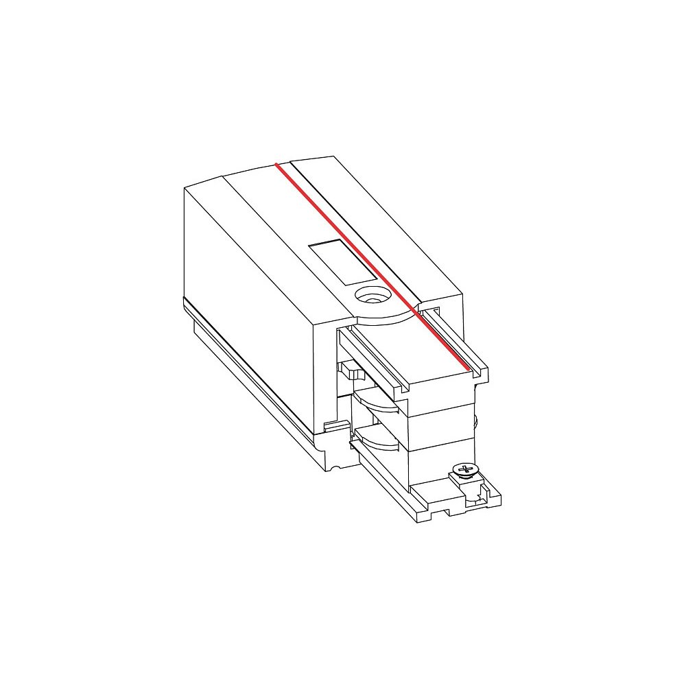 8233 Заглушка с питанием левая Nowodvorski Ctls Power 8233